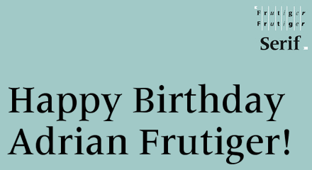Frutiger Serif Frutiger Serif